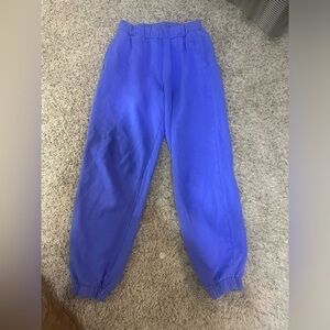 purple XS hollister sweatpants